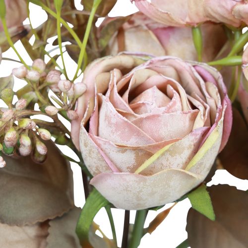 Floristik24 Bouquet de fleurs artificielles fleurs artificielles roses artificielles antique 30cm