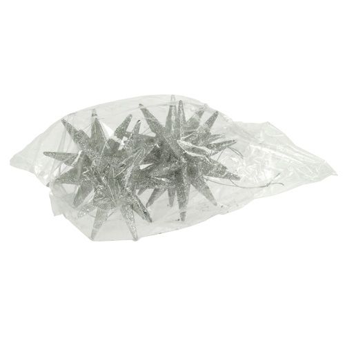 Article Etoiles au mica champagne 11,5cm 4 pcs