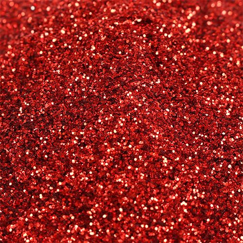 Floristik24 Poudre de paillettes rouges 115 g.