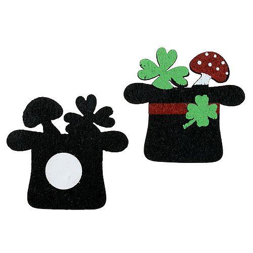Floristik24 Offrez un cadeau Nouvel An 3,5cm multicolore 54St