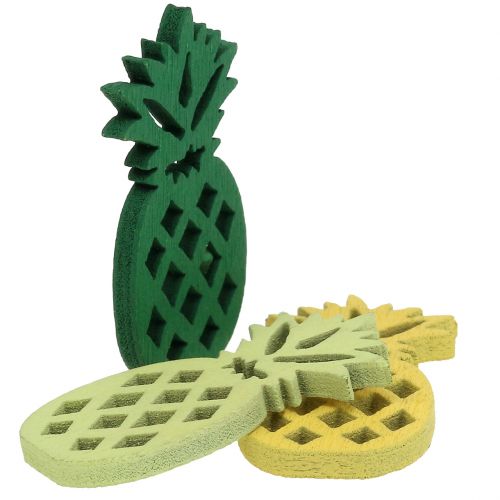 Article Décoration à disperser en bois ananas 3,5 cm 72 pcs