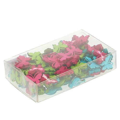 Article Mélange de figurines oiseaux papillons multicolore assort. 2,5cm