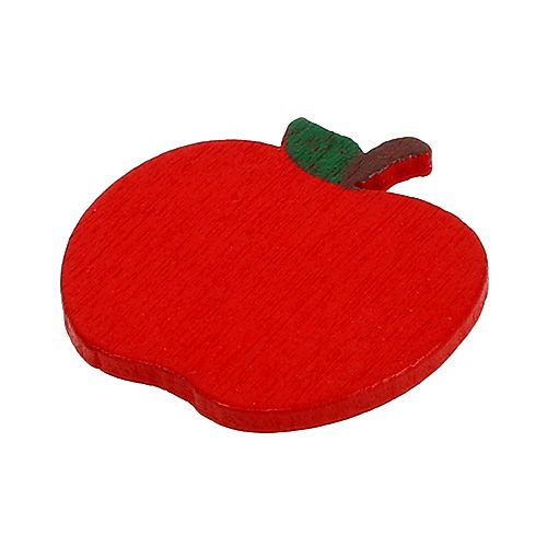 Floristik24 Décoration à disperser pomme de crabe rouge 3cm 72 pcs