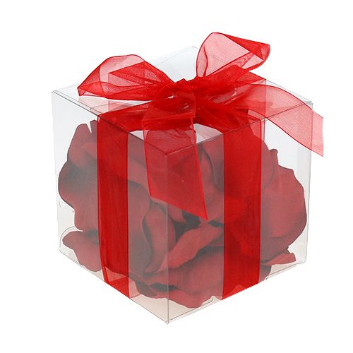Floristik24 Scatter décoration pétales de rose rouge 75pcs