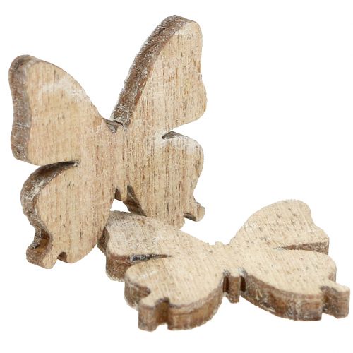 Article Décoration épars papillon bois nature 2cm 144p