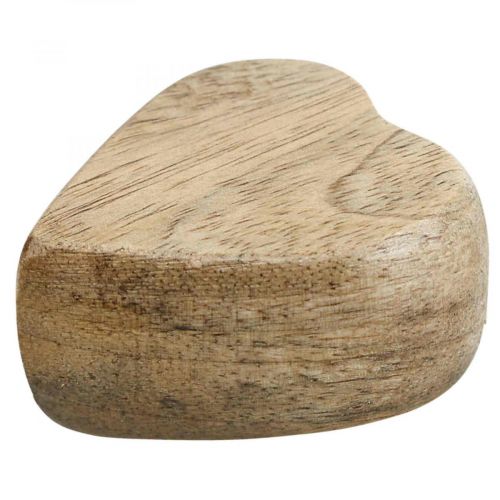 Article Décoration à parsemer coeurs en bois décoration de table coeur bois nature 5cm 6pcs