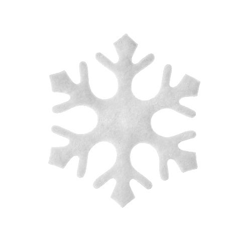 Article Scatter décoration flocons de neige blanc 3,5cm 120p