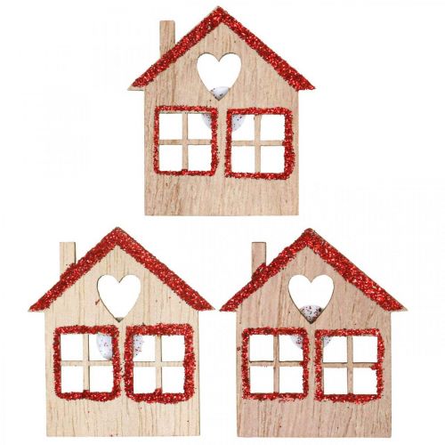 Décoration dispersée Noël Décoration de Noël maison 4,5×5cm 72 pcs