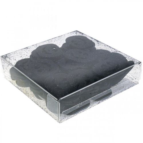 Article Décoration à disperser Décoration citrouille d'Halloween 4 cm noir, paillettes 72 pcs