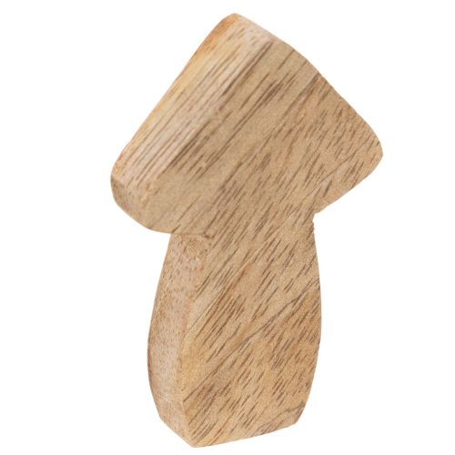 Champignons décoratifs en bois 6 cm rouges avec pois blancs – Lot de 8 | Floristik24.fr