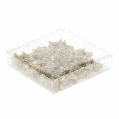 Floristik24 Décoration à disperser étoiles paillettes dorées 48 pcs