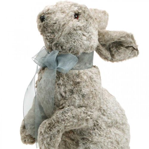 Floristik24 Peluche lapin de Pâques, décoration de vitrine, lapin à poser, décoration printanière H40cm