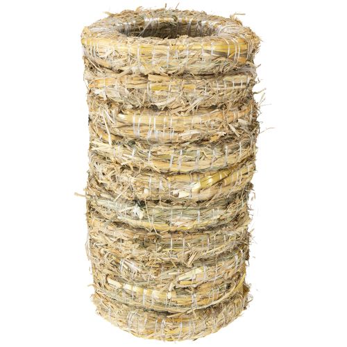 Article Couronne de paille vierge petite couronne de paille 15 cm 3 cm 10 pièces
