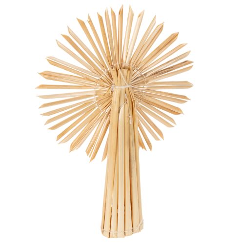 Set de décorations de Noël en paille - 35 pièces, étoiles et figurines | Floristik24.fr