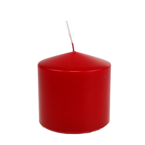 Bougie pilier 100/100 rouge 4pcs