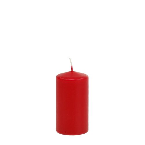 Bougie pilier 100/60 rouge 16 pcs