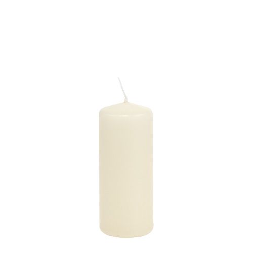 Bougies piliers bougies crème H120mm Ø50mm 12pcs