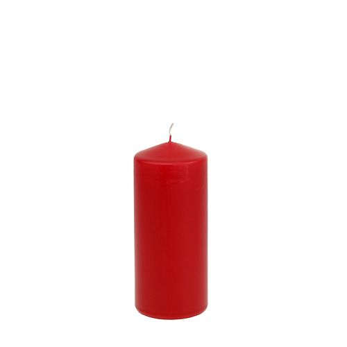 Floristik24 Bougies Bougies Pilier Rouges Rouge 120/50 Pack 12pcs