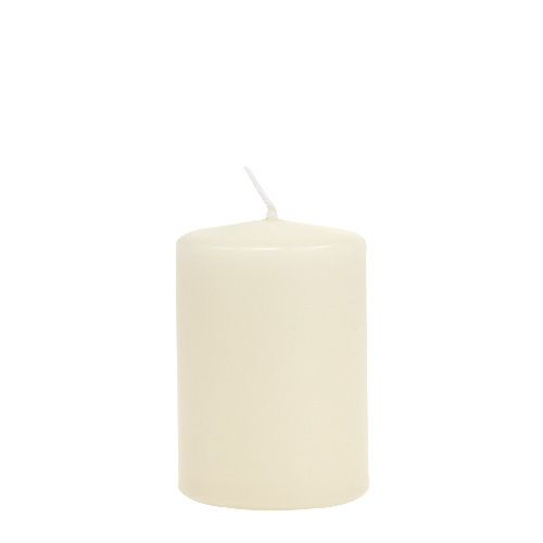Floristik24 Bougie pilier 120/80 crème 6 pcs