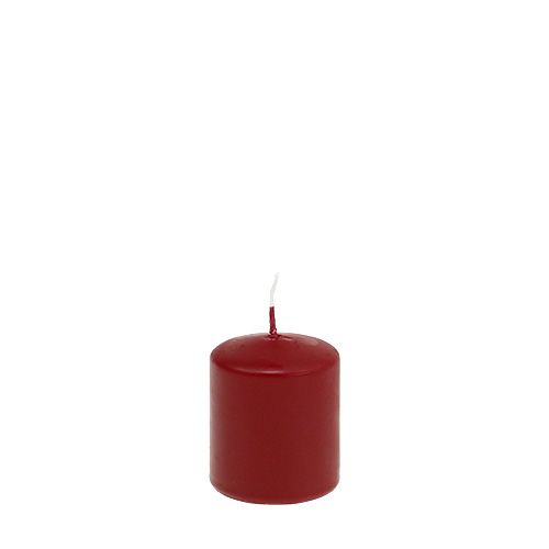 Floristik24 Bougie pilier 70/60 vieux rouge 16 pcs