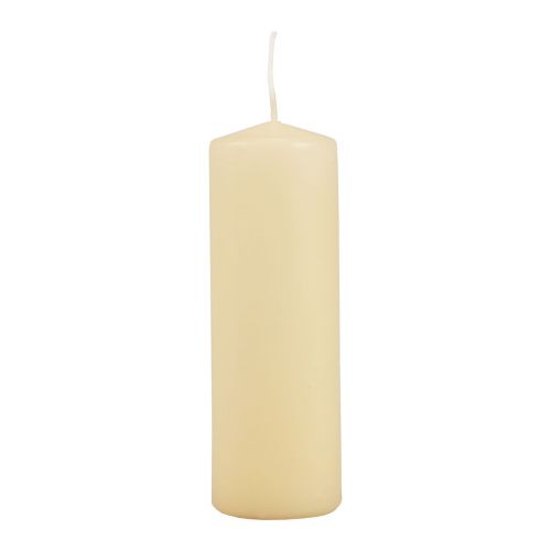 Bougies pilier crème Bougies de l&#39;Avent crème 150/50mm 24 pcs