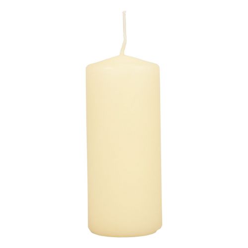 Floristik24 Bougies piliers crème Bougies de l&#39;Avent bougies 120/50mm 24 pcs