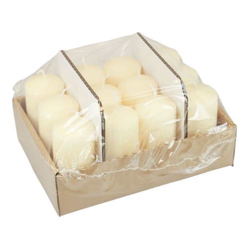 Article Bougies piliers H100 Ø50cm Bougies crème 12pcs