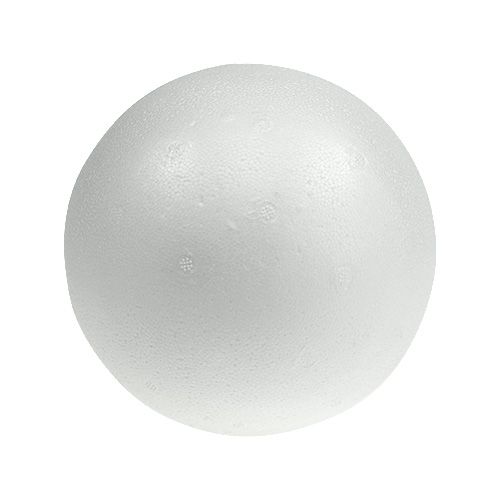 Article Boule en polystyrène Ø25cm blanc