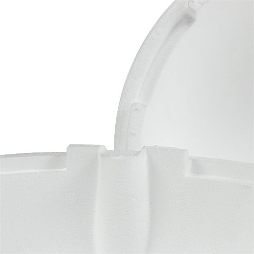 Article Boule en polystyrène Ø25cm blanche