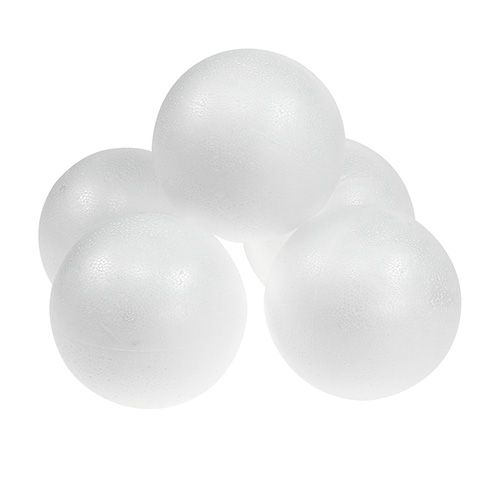 Article Boule en polystyrène Ø4cm 5 pcs