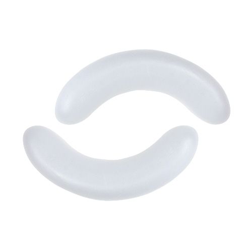 Demi-lune en polystyrène L25cm l6cm 2pcs
