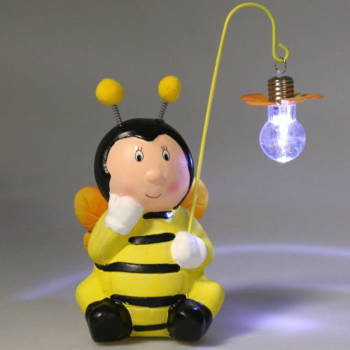 Floristik24 Abeille décorative avec lumière H21cm