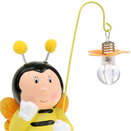 Floristik24 Abeille décorative avec lumière H21cm