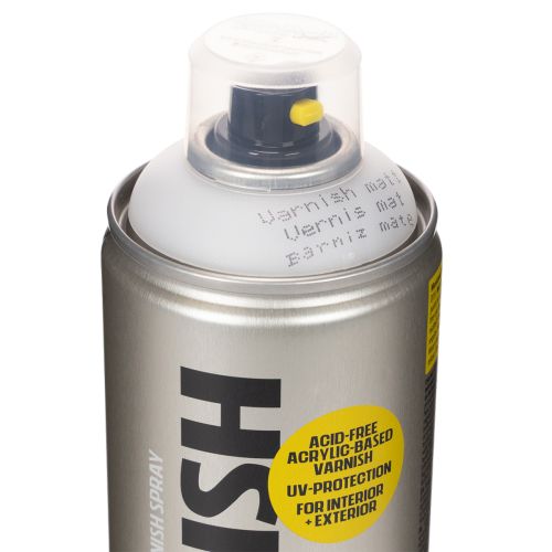 Spray vernis mat 400 ml transparent résistant UV et sans acide | Floristik24.fr