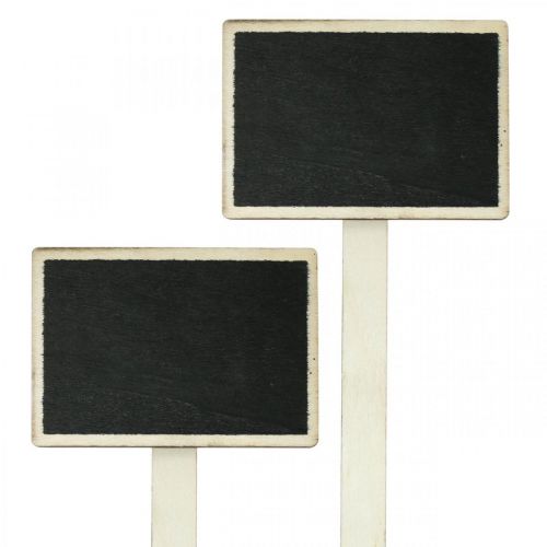 Planche à coller, planche en bois pour écrire, panneau végétal, décoration mariage, rentrée scolaire 10×7cm L22cm 12pcs