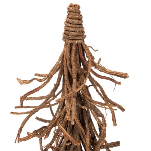 Sapin décoratif en branches de saule sur pied en bois 68 cm | Floristik24.fr