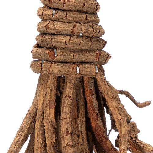 Sapin décoratif en branches de saule sur pied en bois 68 cm | Floristik24.fr