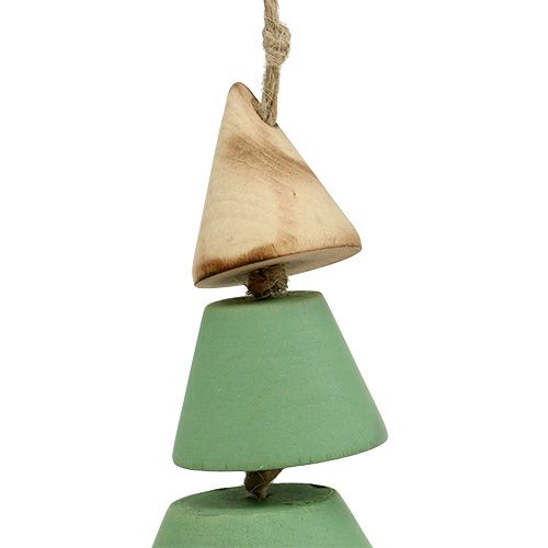 Article Décorations de sapin de Noël, Sapin de Noël à accrocher, Noël vert / naturel H10cm L24cm 4pcs