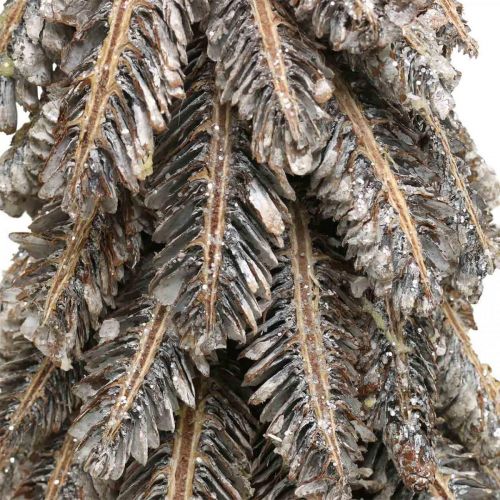 Floristik24 Pommes de pin, décorations de Noël, sapin d&#39;hiver enneigé, blanc lavé H40cm Ø18cm