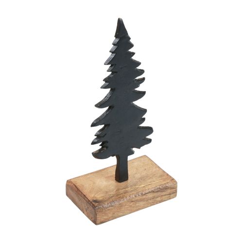 Floristik24 Décoration de Noël Sapin de Noël bois métal décoration de table H22cm