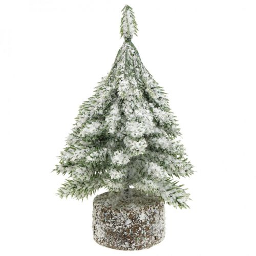 Floristik24 Sapin de Noël avec neige, décoration de Noël, sapin décoratif H14cm