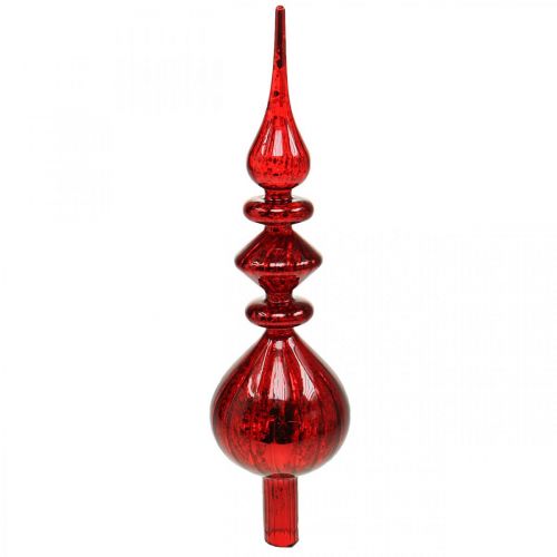 Floristik24 Sapin de Noël décoration verre rouge Sapin de Noël H35cm