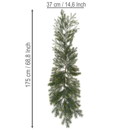 Branche de sapin artificielle pour décoration florale créative 175 cm | Floristik24.fr