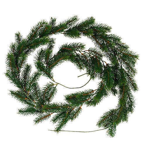 Article Guirlande de sapin 182cm Guirlande de Noël verte extérieur/intérieur