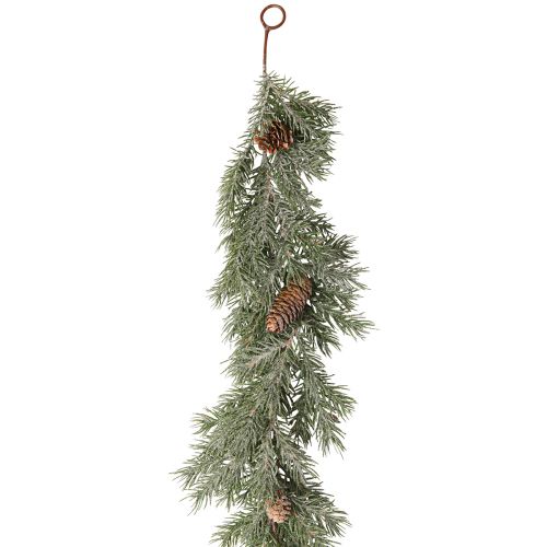 Floristik24 Guirlande de sapin Cônes de Noël gel d&#39;hiver 180cm