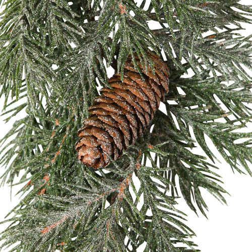 Floristik24 Guirlande de sapin Cônes de Noël gel d&#39;hiver 180cm