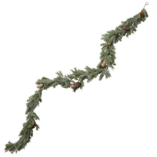 Floristik24 Guirlande de sapin Cônes de Noël gel d&#39;hiver 180cm