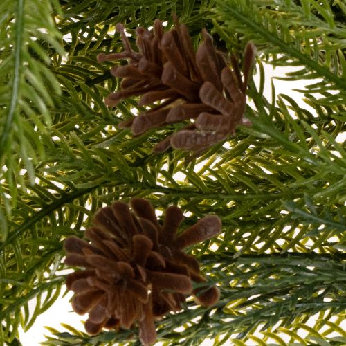Guirlande artificielle de branches de pin avec pommes de pin pour décoration de l'Avent, 218 cm | Floristik24.fr