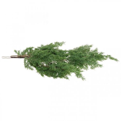 Floristik24 Branche de cyprès artificielle verte à suspendre à 5 branches décoratives 75cm