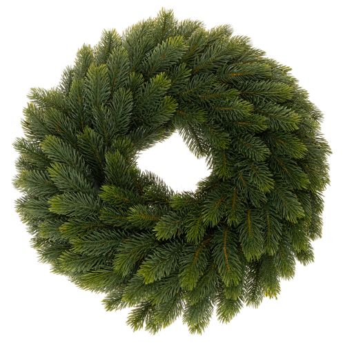 Couronne artificielle en branches de sapin vert ronde 50 cm acheter | Floristik24.fr